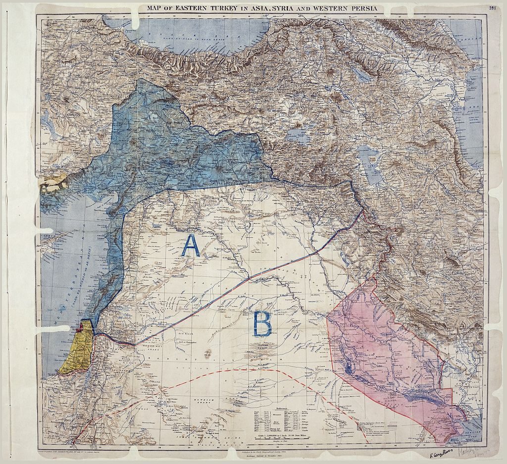 Sykes_Picot_Agreement_Map_signed_8_May_1916