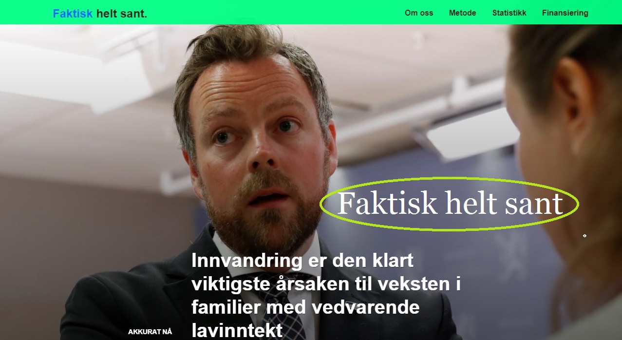 Faktisk.no: Innvandring Er Den Klart Viktigste årsaken Til Veksten I ...