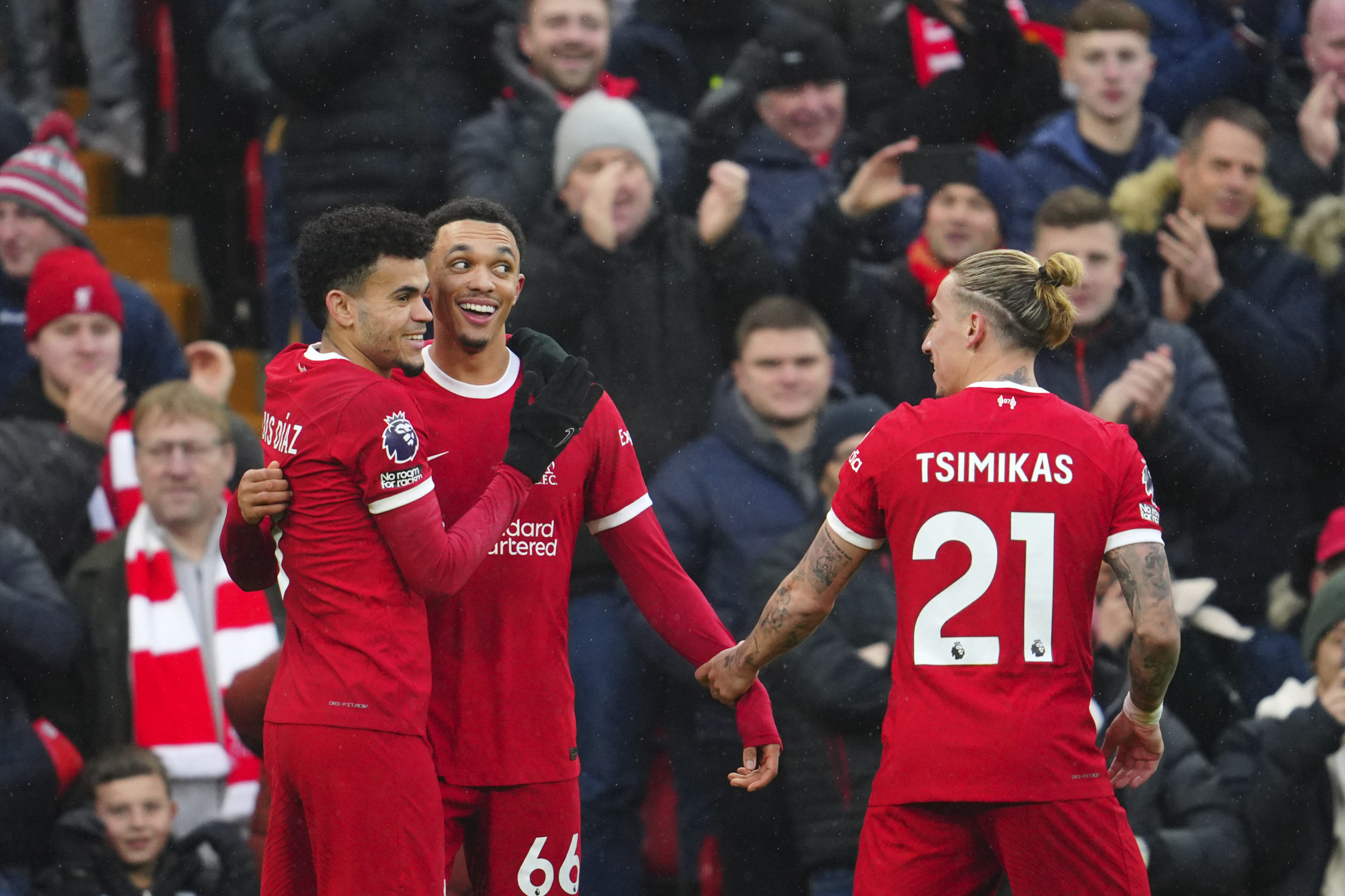 Il Liverpool scavalca il Manchester City in classifica, Arsenal in testa – Documento